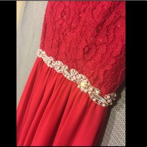 Red prom dress (size 1)
